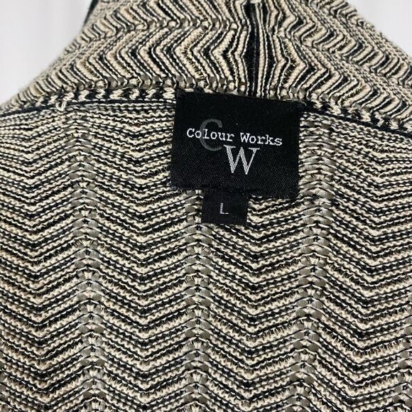 Colour Works Open Front Cardigan - Picture 7 of 7
